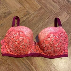 VS dream angels demi- orange lace